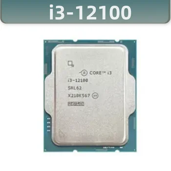 Core i3-12100 i3 12100 3,3 Ghz 4-ядрен 8-стрийминг процесор L3 = 12 М 60 W LGA 1700