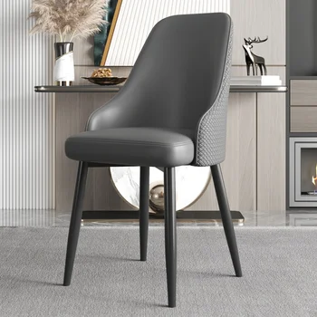 Стол за почивка в трапезарията, дизайнерски тоалетна, кухня, трапезария, реколта уникални дълги столове, метални луксозните мебели в скандинавски стил, антични ZY50CY